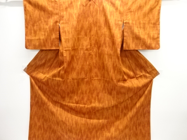 JAPANESE KIMONO / TSUMUGI / UNUSED / WOVEN STRIPE